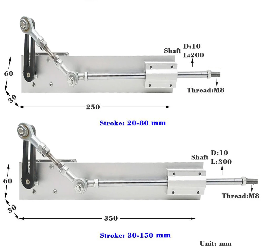 Telescopic-Linear-Actuator-Kit-Metal-Gear-Reduction-Motor-555-DC-Motor-Reciprocating-Linear-Motor