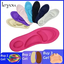 Leyou ортопедические стельки, поддержка супинатора, 4D стельки, спортивные ортопедические стельки для ухода за ногами, массажные стельки для мужчин и женщин