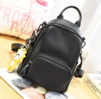 

YILUNXI 2020 backpack Solid color girls Shoulder bag Anti-theft ladies backpack Multi-pocket ladies bag for Teenager girls