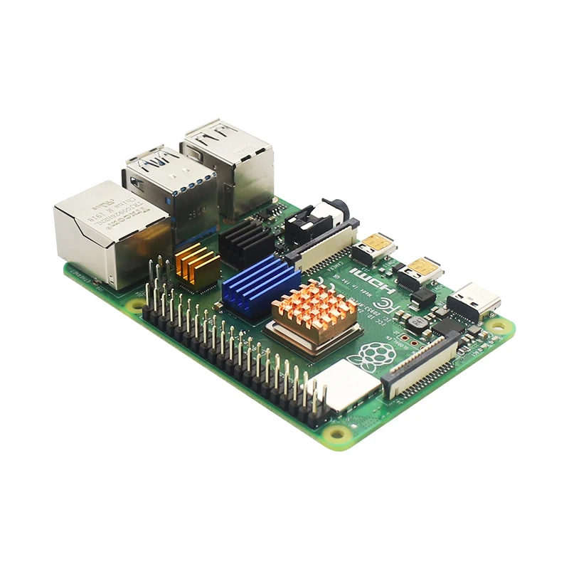 Raspberry Pi 4 Модель B+ 3,5 дюймовый сенсорный экран+ акриловый чехол+ блок питания+ sd-карта+ радиатор для Raspberry Pi 4B