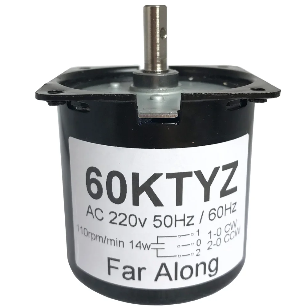 High Torque AC Permanent Synchronous Motor 220V 14W 60KTYZ