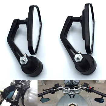 

Universal Motorcycle 7/8" 22mm Handle Bar End Rearview Mirrors FOR Honda CB400 CB500F CB500X CB599 CB600/F CB650F CB1000
