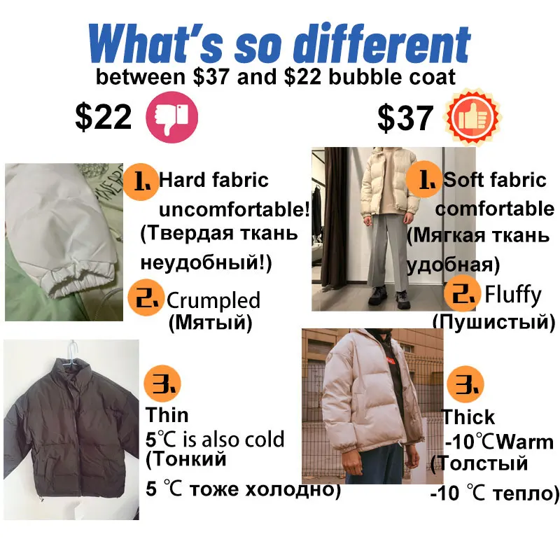 LAPPSTER Men Harajuku Colorful Bubble Coat Winter Jacket 2021 Mens Streetwear Hip Hop Parka Korean Black Clothes Puffer Jackets