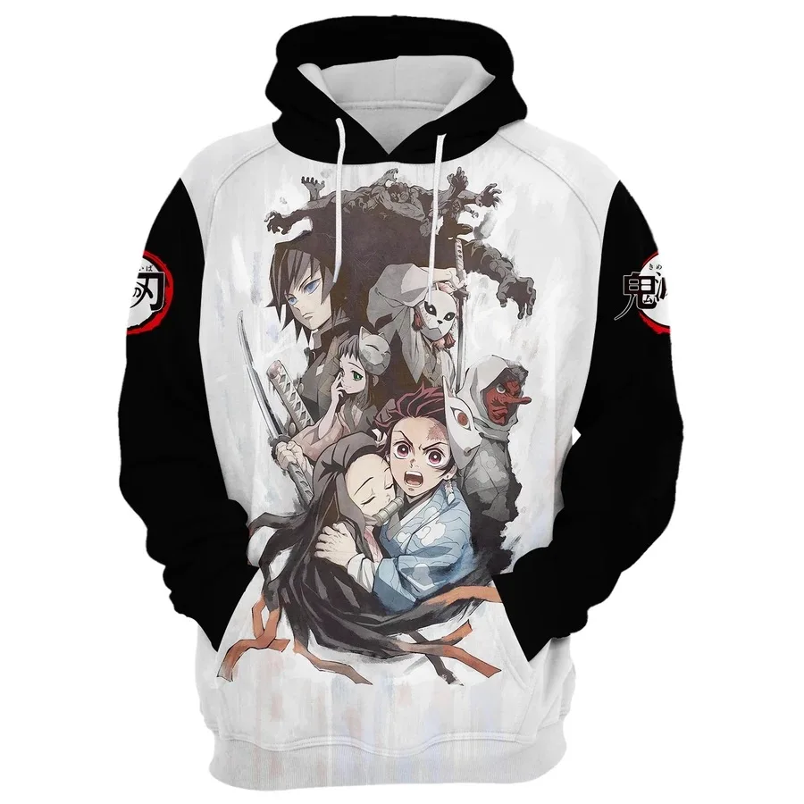 3D принт, унисекс, аниме, Demon Slayer, Kimetsu no Yaiba, косплей, костюм, свитер, пуловер, толстовка, повседневный спортивный костюм, топы, мужские, женские