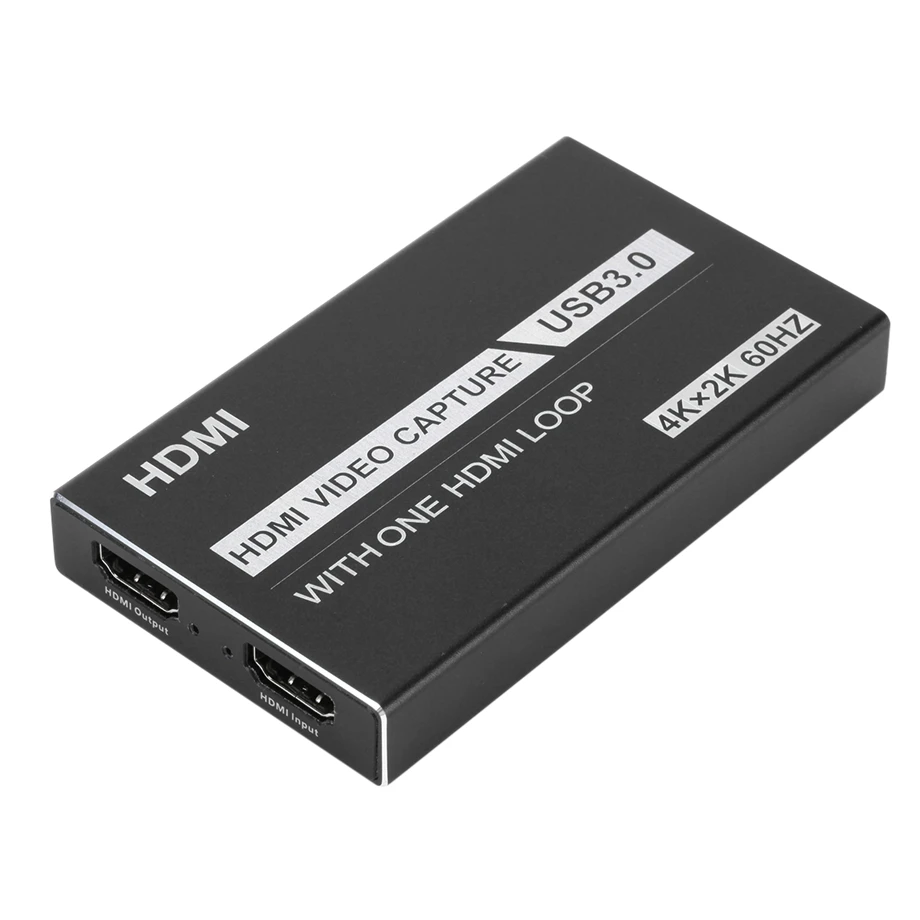 Carte de capture vidéo et audio - Noir - HDMI vers USB 2.0 - 1080p - Charge rapide