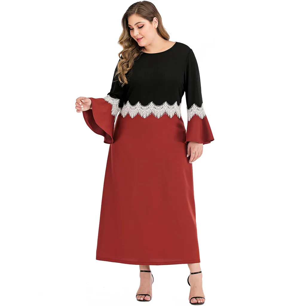 Sukienki vestidos, платье размера плюс, женское Повседневное платье размера плюс с длинным рукавом, однотонное Бандажное зимнее платье, robe hiver femme, Прямая поставка