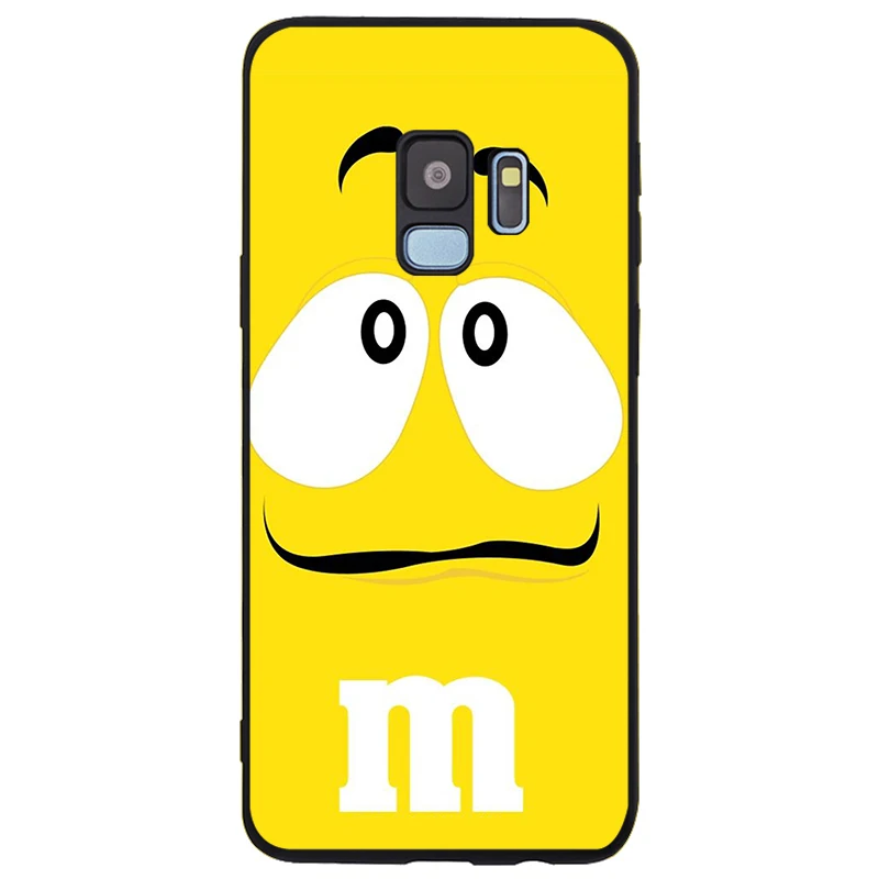 Милый M& M'S Chocolate Candy Чехол Мягкий Силиконовый ТПУ черный чехол для телефона samsung Galaxy Note 8 9 S6 S7 EDGE S8 S9 S10 Plus - Цвет: H19072310-10.jpg
