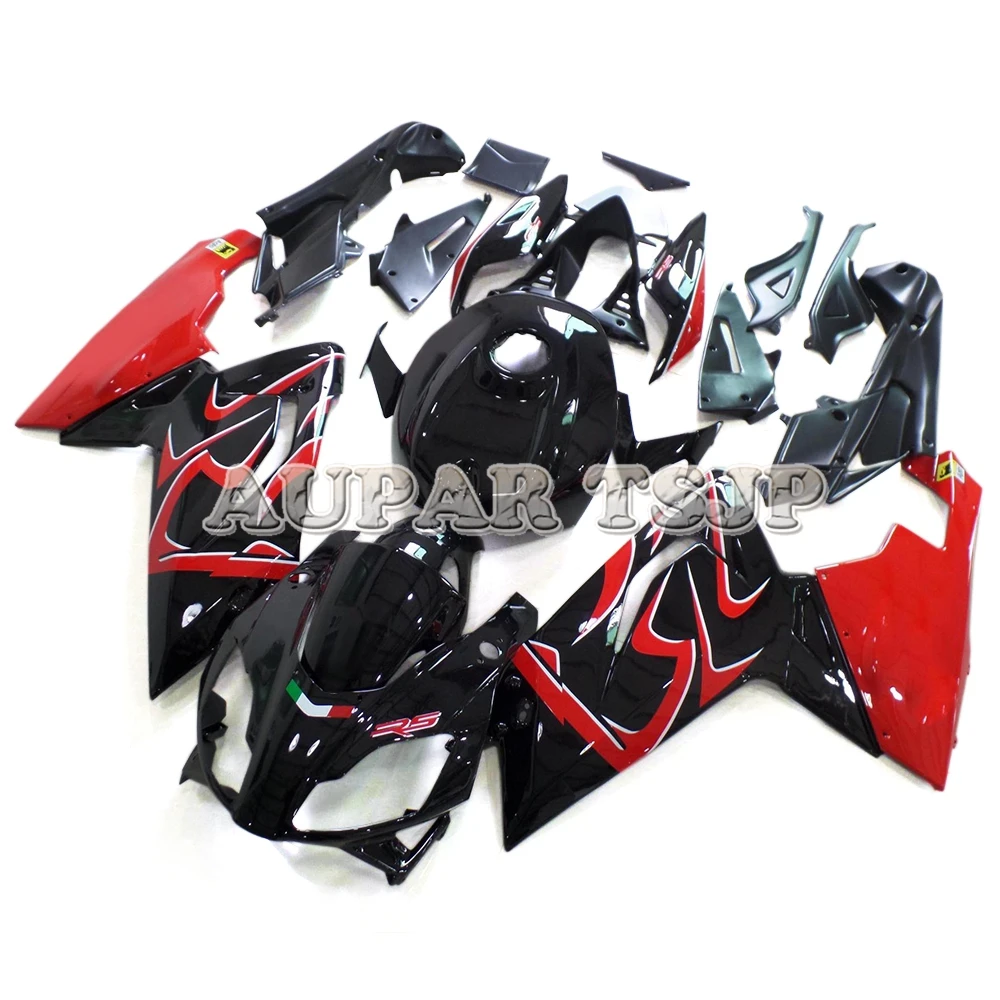 As Picture shown Черный, красный Обтекатели для Aprilia RS125 2006 2007 2008 2009 2010 2011 Кузов Мотоцикл RS125 06 11 рамы кузова ABS Пластик крышка - Цвет: As Picture shown