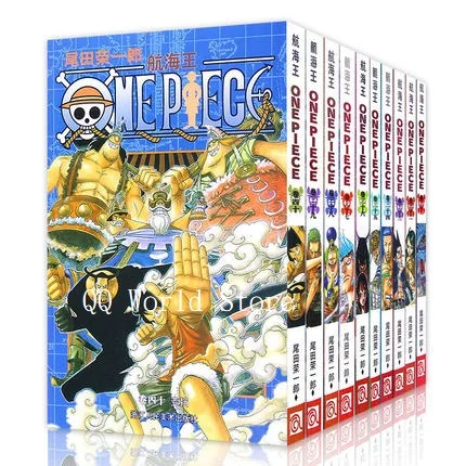 10 книг один кусок Vol.1-82 полный набор книга для избранных японских подростков взрослых манга комиксов упрощенный китайская версия - Цвет: 10 books Vol.31-40