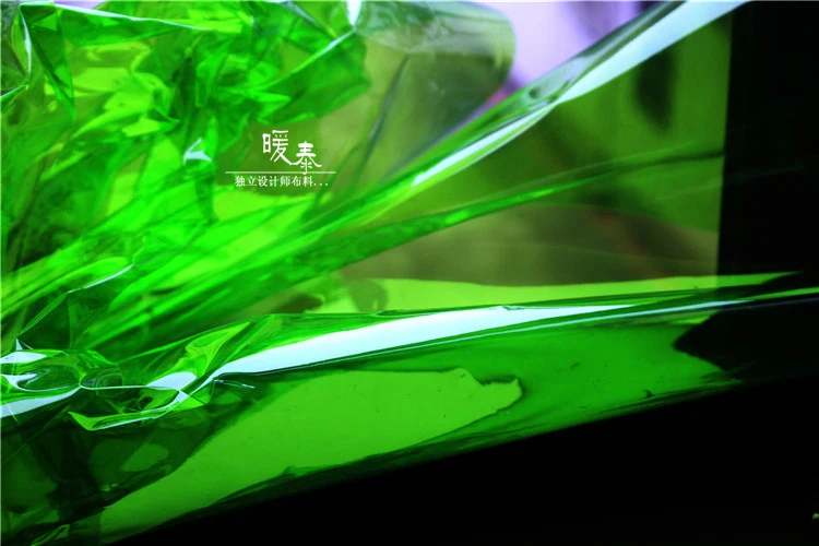50 см* 120 см темно-зеленый прозрачный плащ из ТПУ-материала-перспективность Кристальный пакет пластиковая ткань ПВХ 0,2 мм