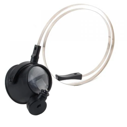 

Pro Single Eye Jewelry Watch Repair 15X Magnifier Loupe Glasses with LED Light