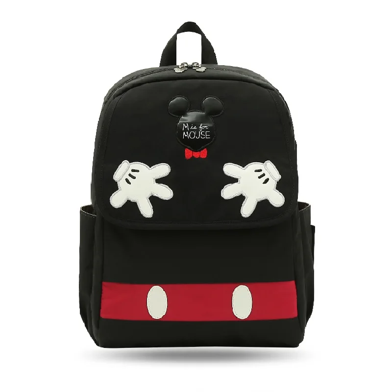Disney сумка для пеленок рюкзак USB бутылка Отопление материнская сумка для подгузников Минни большая сумка для путешествий Сумки для кормления Детская сумка