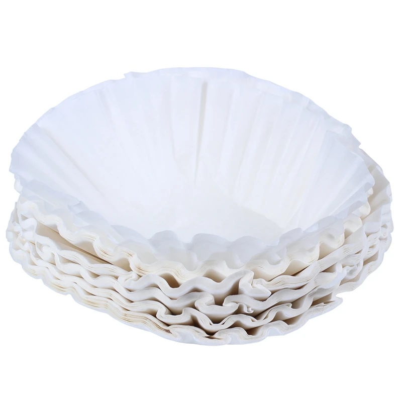 500Pcs 25Cm Sheets American Commercial Coffee Filter Paper Basket Filters Ware (White) | Дом и сад
