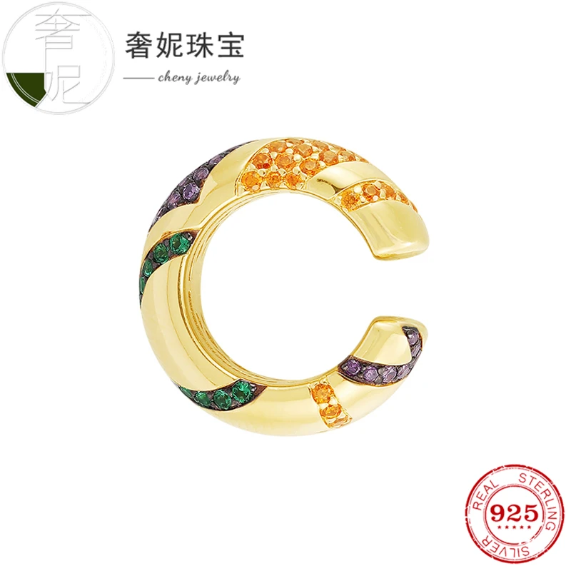 Cheny fit s925 Серебряные серьги океан богемный дизайн винтажные женские вечерние украшения для выпускного вечера модные ювелирные изделия