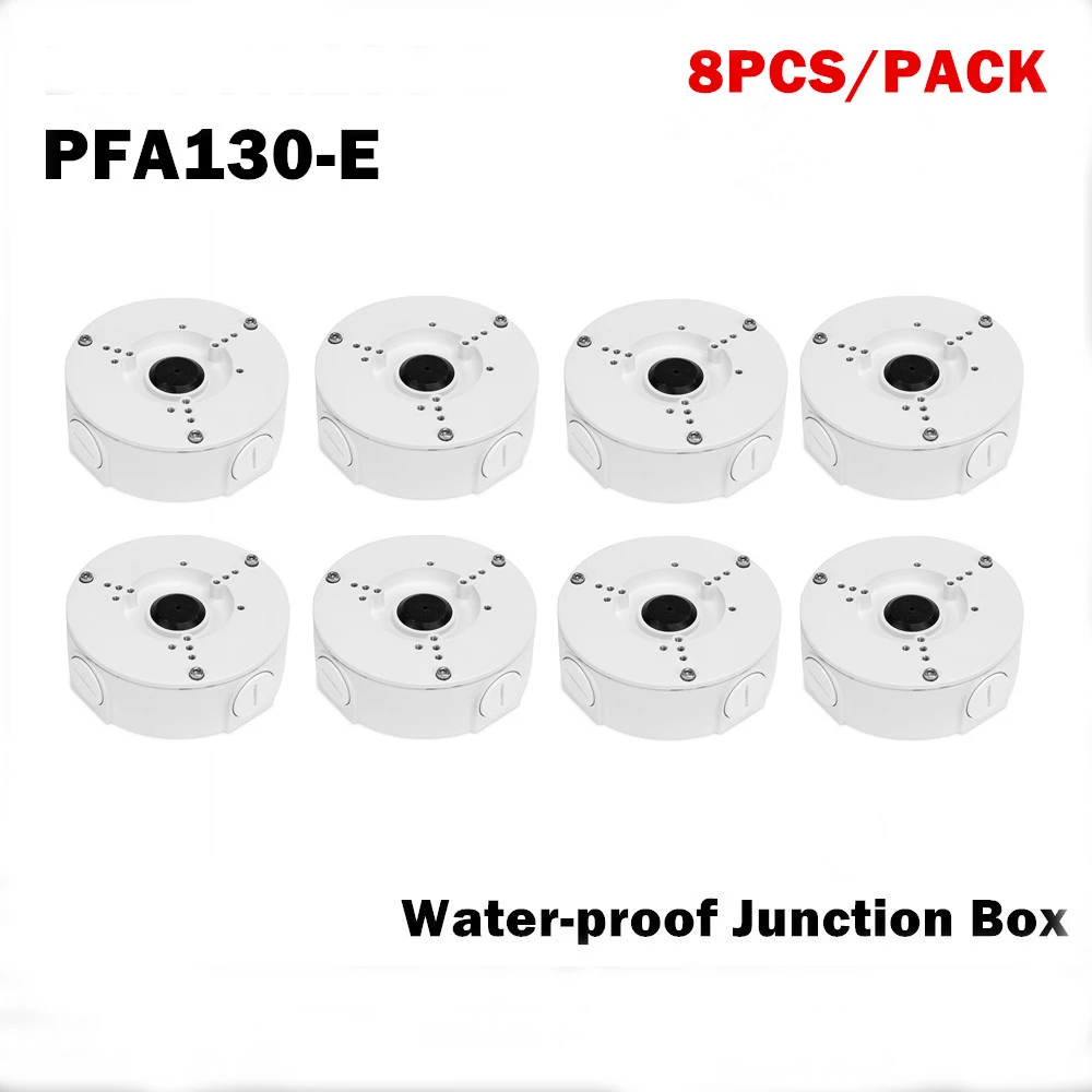 8PCS / PACK Waterproof Junction Box PFA130-E CCTV Accessory for IP Camera HDCVI Dome Security Camera