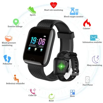 

Smart Watch Men Blood Pressure Smartwatch Women Heart Rate Monitor Fitness Tracker Watch Sport For Android IOS