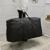 Unisex Large Capacity Folding Duffle Bag Travel Clothes Storage Bags Zipper Oxford Weekend Bag Thin Portable Moving Luggage Bag 1