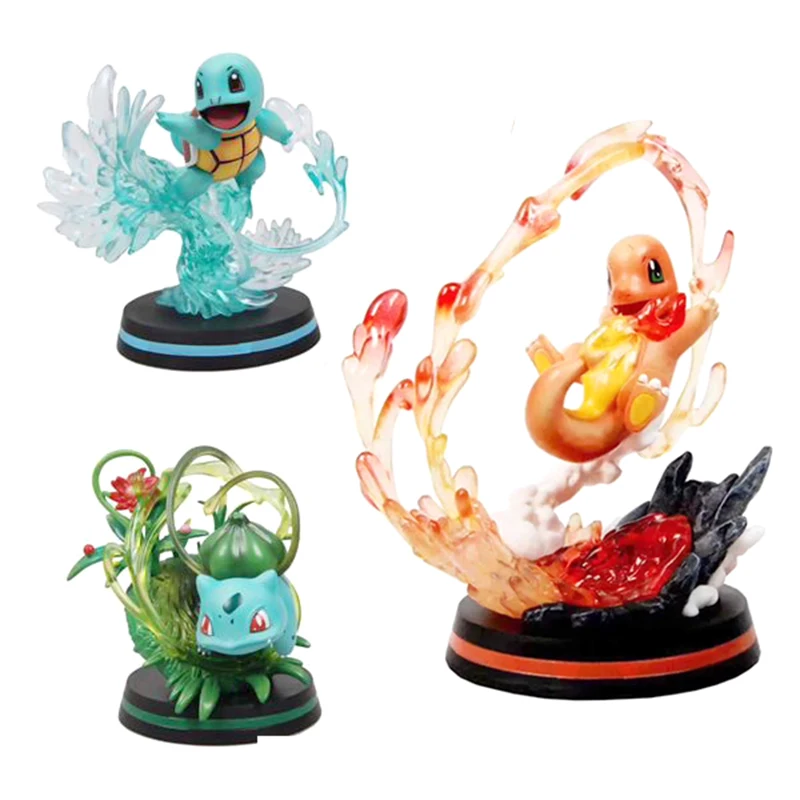Charmander Bulbasaur игрушки-фигурки Коллекционная модель для детей подарок | Игрушки и