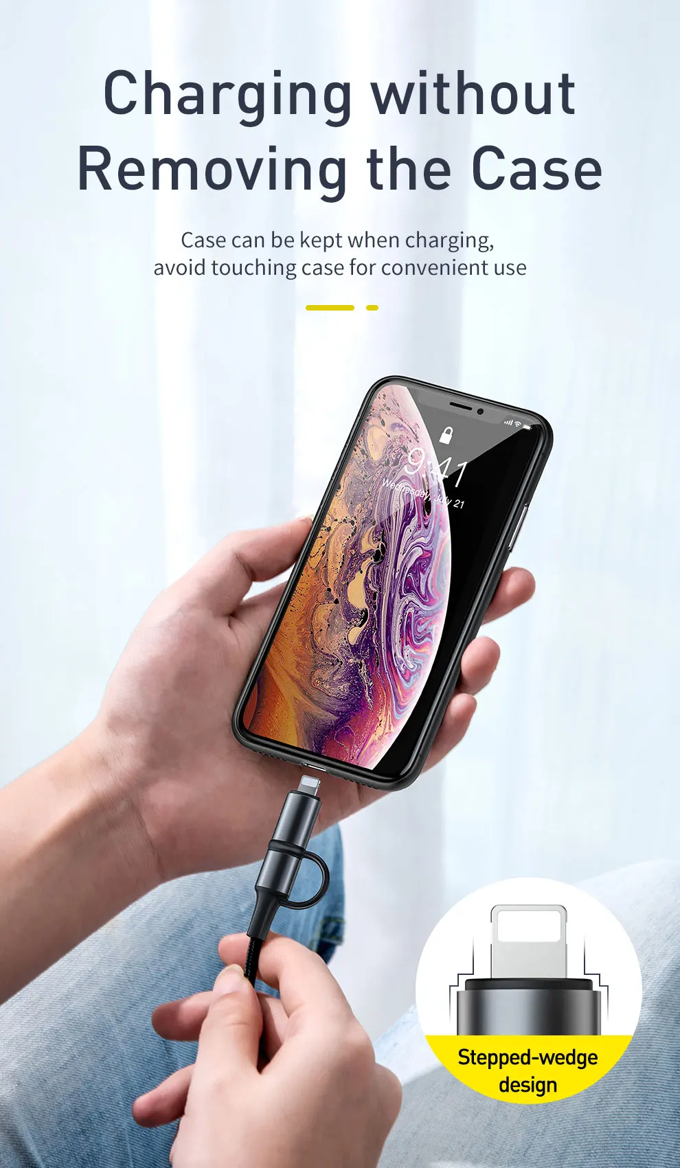 Baseus 60 Вт usb type C кабель для USB-C PD Быстрая зарядка зарядное устройство USB C к USB кабель для iPhone 11 Pro Max 2 в 1 кабель провод шнур