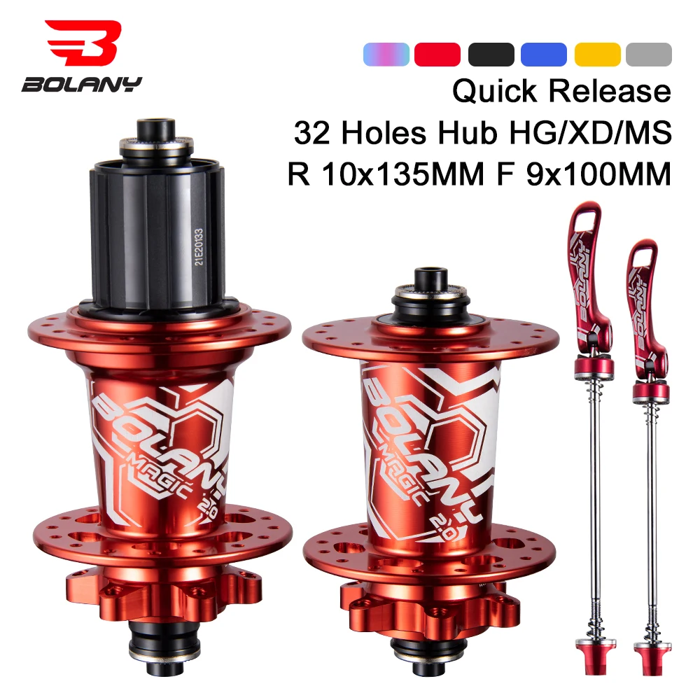 Bolany Bike Hubs NBK Disc Brake 32 Hole 4 Sealed Bearing Bicycle