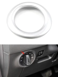 Couvercle de réglage des phares pour Skoda Karoq, moulage en chrome, pièces intérieures, accessoires, 2017, 2018, 2019, 2020 