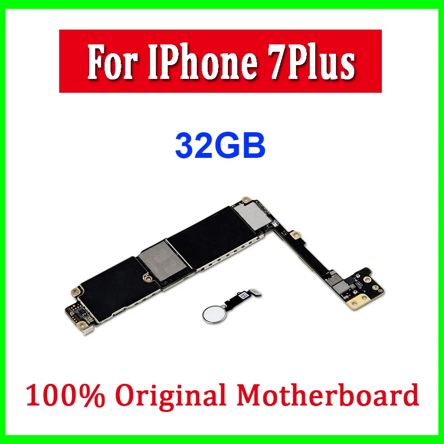 32 ГБ/128 ГБ/256 ГБ для iPhone 7 Plus, материнская плата, оригинальная разблокированная материнская плата для iPhone 7 Plus, 5,5 дюймов, с системным чипом IOS