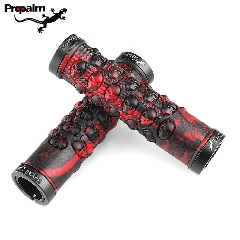 702EP Red Propalm велосипедные ручки, противоскользящие, удобные, резиновые, велосипедные ручки, ручки, замок-на горной дороге, велосипедные ручки, ручки для езды на велосипеде - Цвет: 702EP Red