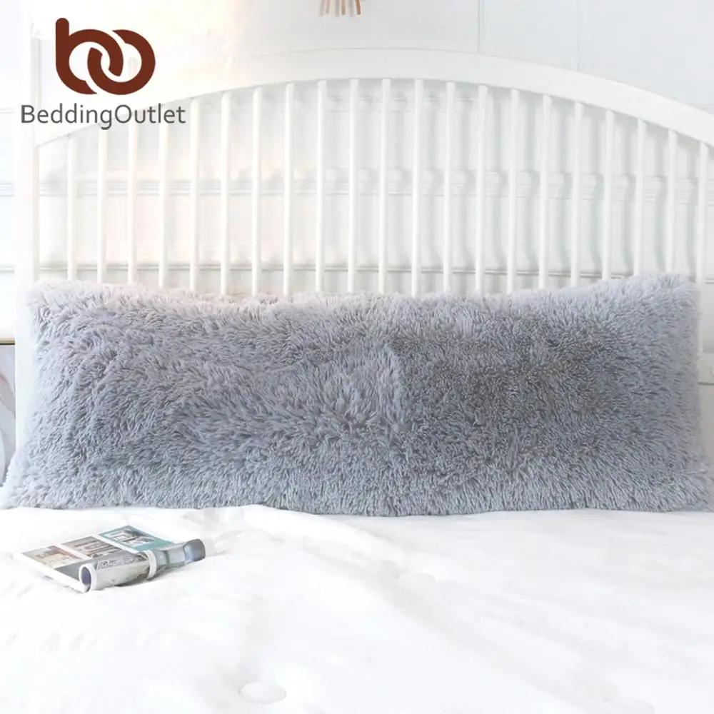 

BeddingOutlet Plush Faux Fur Pillow Case Fluffy Decorative Pillowcase Rectangle Shaggy Throw Pillow Cover 1/2pcs Dropshipping