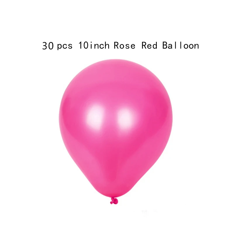 Rose Red 100 шт 10 дюймов 1,2 г жемчужный латексный шар набор «С Днем Рождения» вечерние свадебные украшения воздущные шары Детские игрушки воздушный шар - Цвет: Rose Red