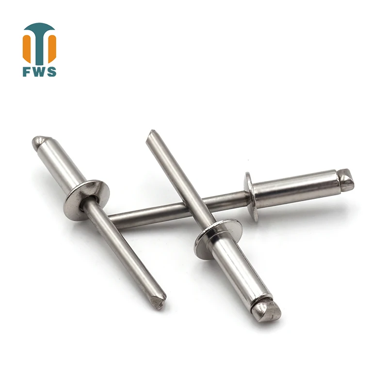 

20PCS M3.2 M4 M4.8 5-11mm Multi Size GB12618.4DIN EN ISO15983 Stainless Steel Round Head Blind Rivets for Furniture Car Aircraft