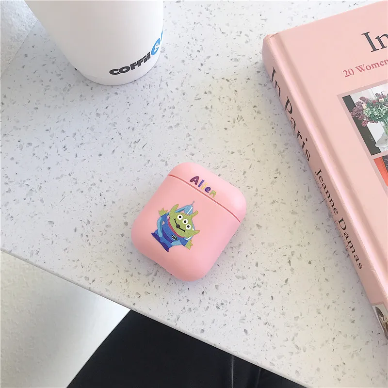 ZZ - 12 Милый мультфильм Силиконовые чехлы брелок для AirPods 1 2 беспроводные наушники Bluetooth Защитная крышка аксессуары - Цвет: ZZ - 12