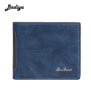 

Fashion Casual Men Wallet Multifunction Patchwork Short Coin Purse Multi-card Position Credit Card Holder Male Trifold Billfold