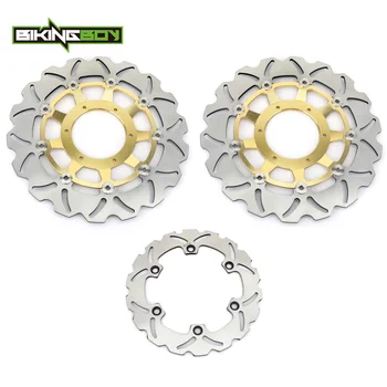 

BIKINGBOY Front Rear Brake Discs Disks Rotors For Honda CB 1300 F / SF SuperFour 2003 2004 2005 2006 CB 1300 S 2005-2014