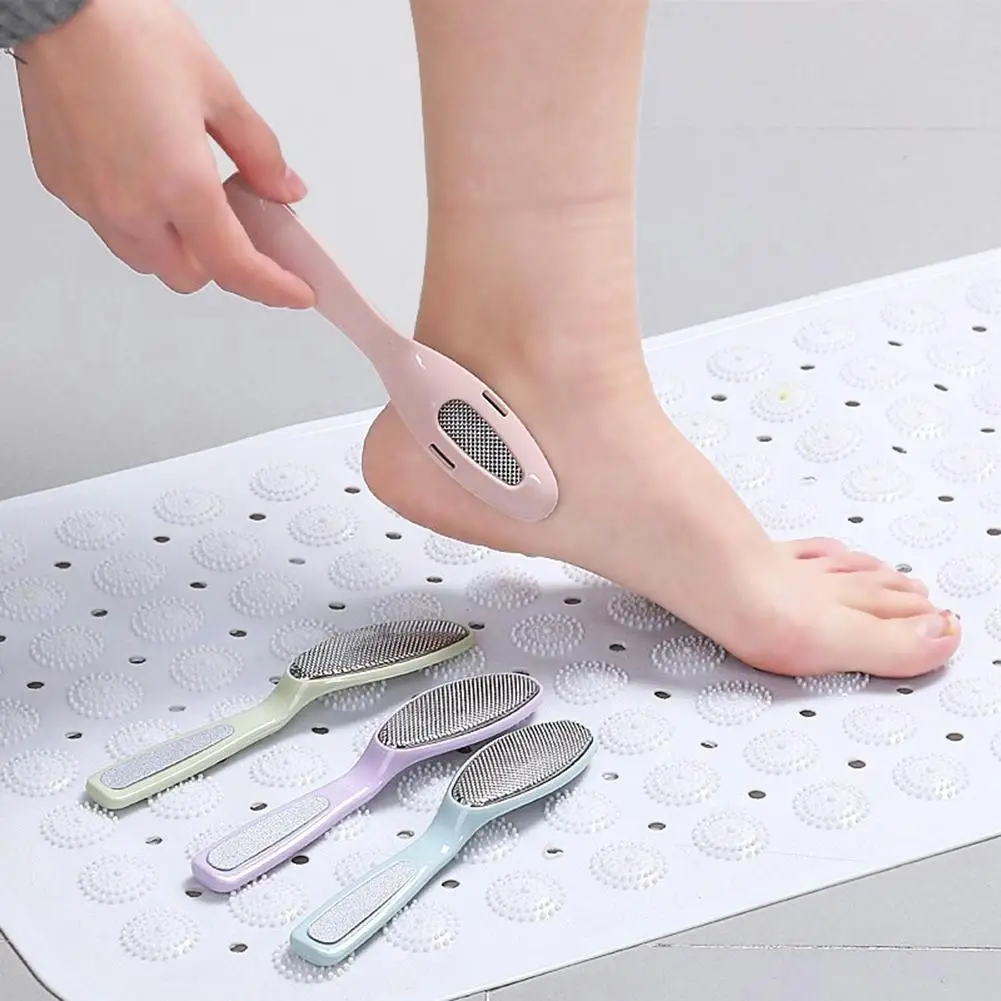 

Dual Head Foot File Exfoliating Scrubbing Dead Skin Callus Removal Portable Multifunctional Pedicure Care Tool