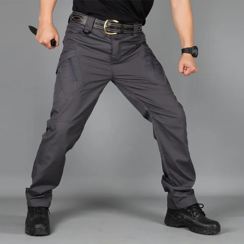 

Брюки-карго мужские с карманами, модные легкие Свободные Штаны для походов, повседневные Прямые брюки большого размера, весна-осень 2021