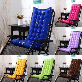 

Rocking Chair Cushion Thicken Soft Star Moon Printed Rattan Chair Cushions High Back Bandage Design Recliner Lounger Cushion