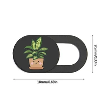 Aliexpress - Laptop Camera Slide Webcam Cover Phone Pad Monitor Blocker Cute Plant Design Camera Blocker Privacy Protector 6 Pcs