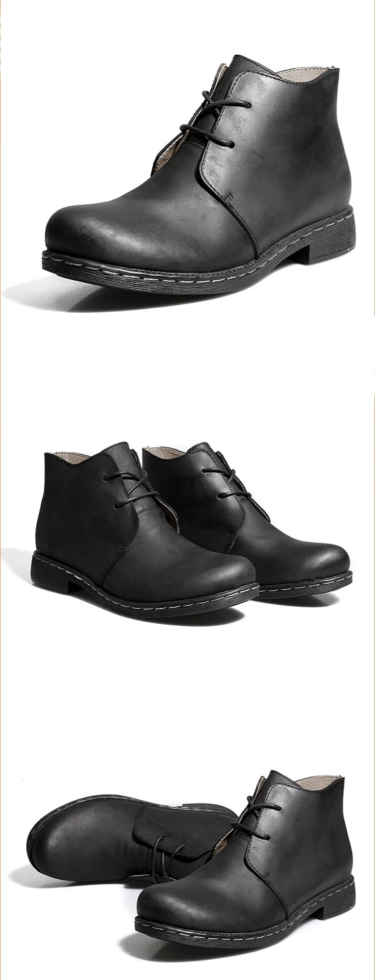 Высококачественные мужские ботинки в британском стиле; осенне-зимняя обувь; мужские модные ботинки на шнуровке; мужские ботинки из искусственной кожи; Botas; dcv45