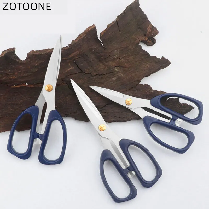 

Household Tailor Scissors Office Fabric Stainless Steel Multifunction Scissors DIY Student Safety Hand Scissors Sewing Tools G