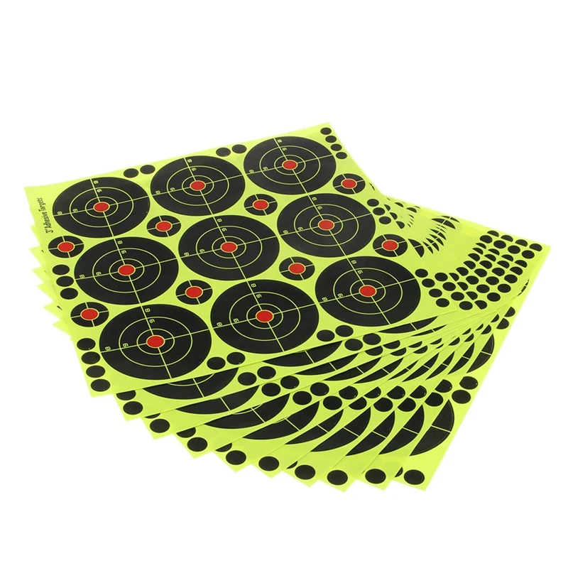 90Pcs 3 Inch Targets Reactive Splatter Paper Target for Archery Hunting