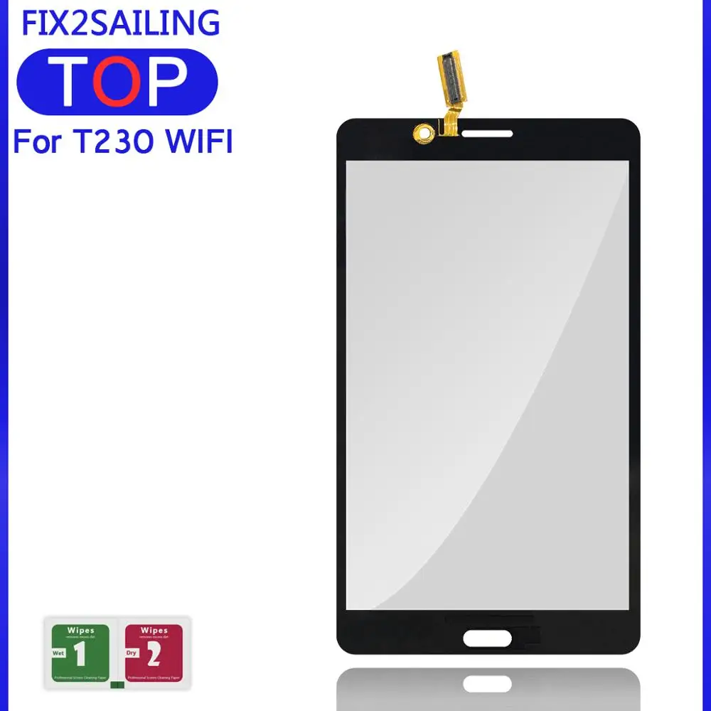 100% протестированный экран для Samsung Galaxy Tab 4 SM-T230 T230 SM-T231 T231 спереди Сенсорный