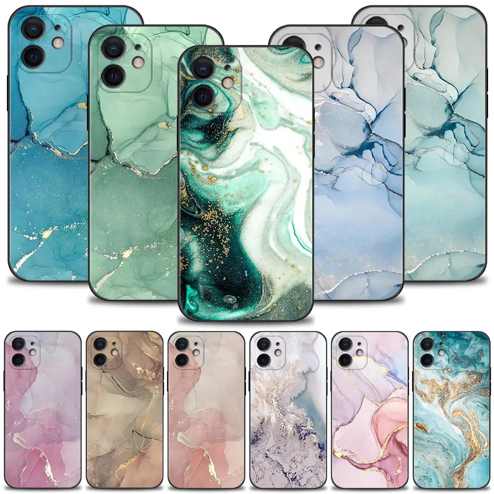 Чехол для телефона iPhone 13 12 11 Pro Max XS XR X 7 8 Plus Mini 6S Женский чехол 2020 черный корпус