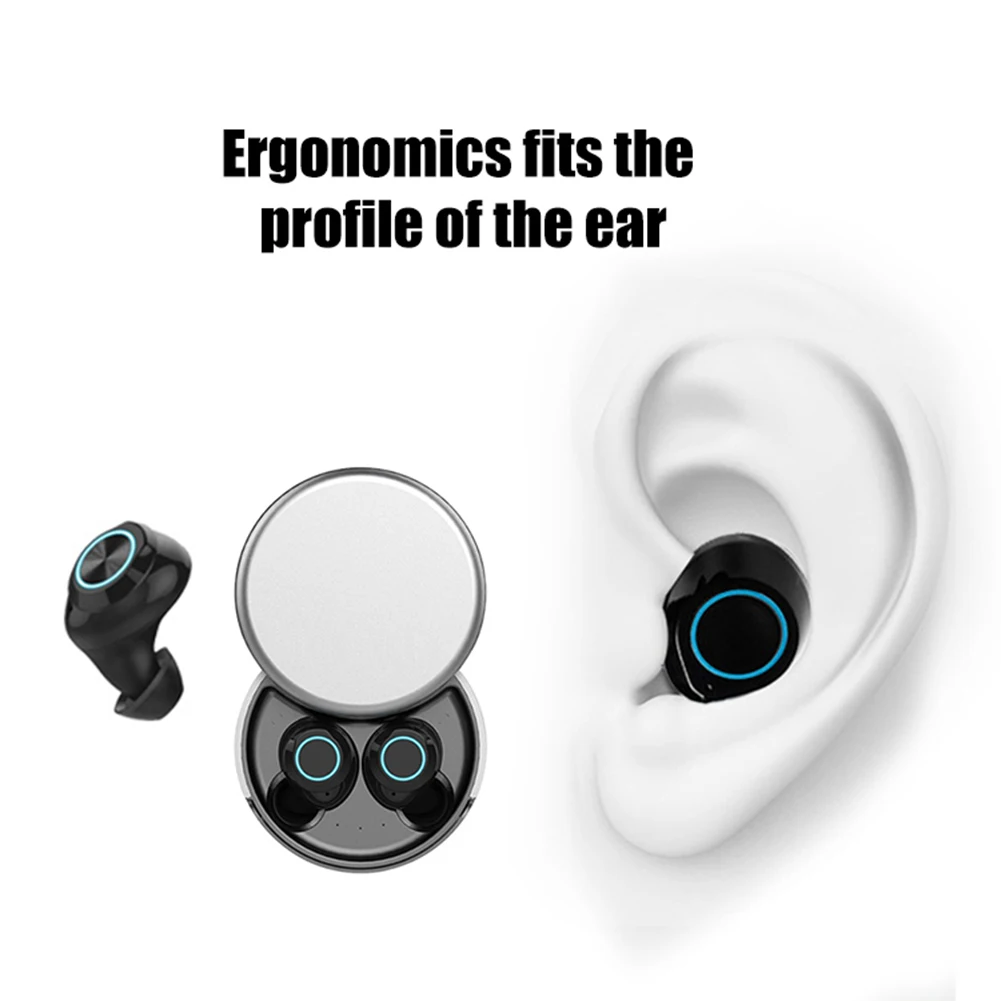 BTH220 TWS беспроводной Bluetooth 5,0 громкой связи вызов стерео сенсорная работа шумоподавление спортивные наушники вкладыши