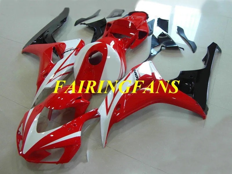 Инжекторный комплект для HONDA CBR1000RR 06 07CBR 1000 RR CBR 100RR 2006 2007 CBR1000 красные, белые Обтекатели Кузов+ подарки HB15