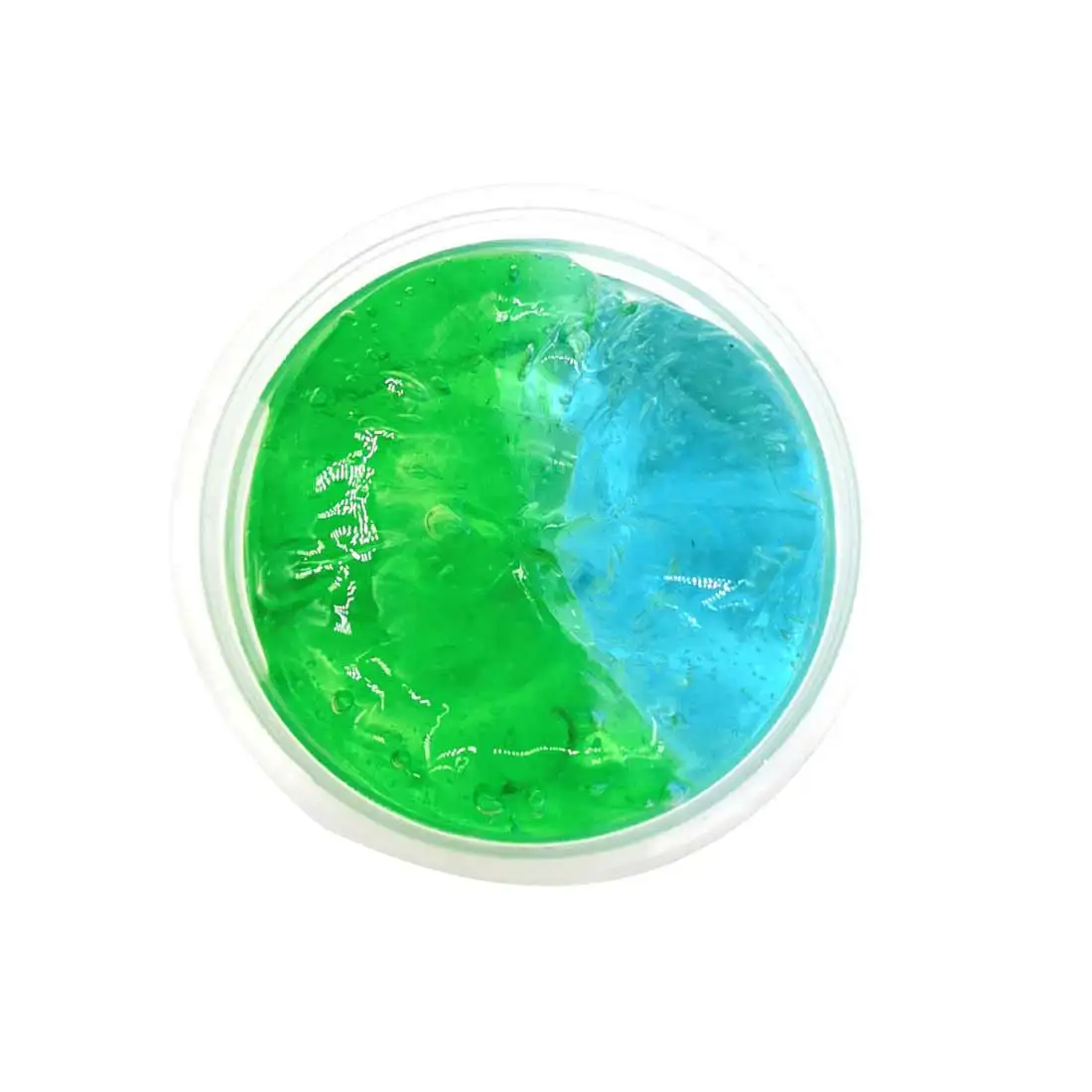 60ml blue and green Пушистый слайм легкий инструмент для работы с глиной полимерной глины песчаный Пластилин резиновая грязевая игрушка для снятия стресса детские игрушки - Цвет: 60ml blue and green