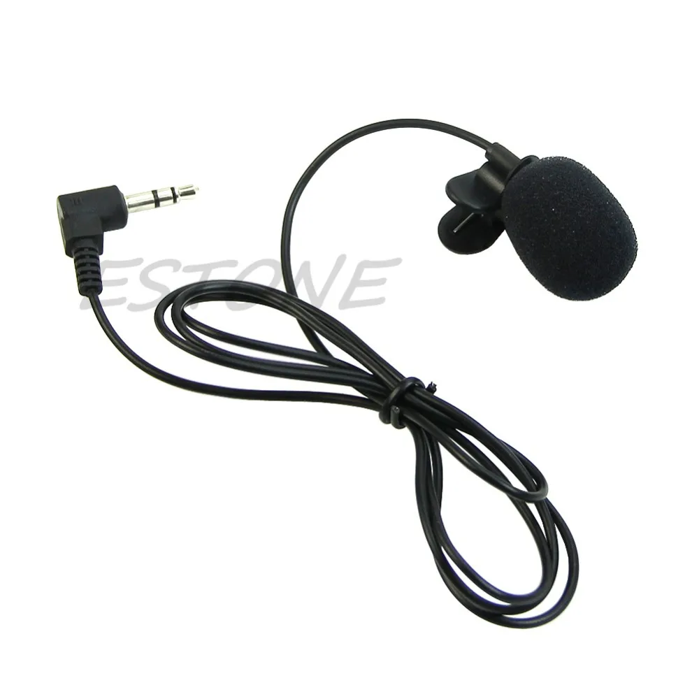 

Mini Hands Free Clip On Lapel Microphone Mic For PC Notebook Laptop Skype 3.5mm