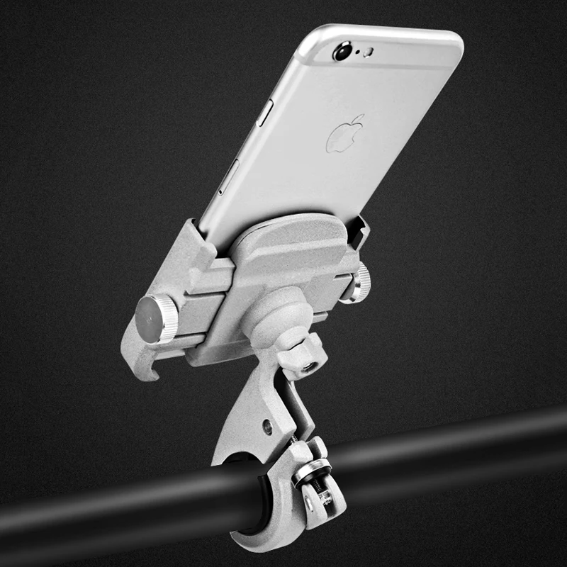 Держатель для велосипеда Универсальный 360 поворачивающийся металлический алюминиевый сплав мотоцикл Handebar зеркало заднего вида Стенд кронштейн аксессуарный