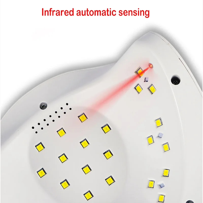 Высоко Мощность солнце X 54 Вт УФ лампа для ногтей Сушилка 36 светодиодный лампы