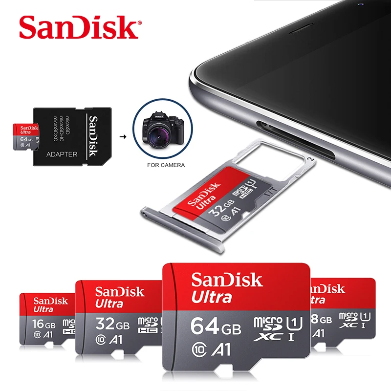 Micro SD карта памяти 16 128 ГБ класс 10 200 256 ГБ|Карты памяти| |