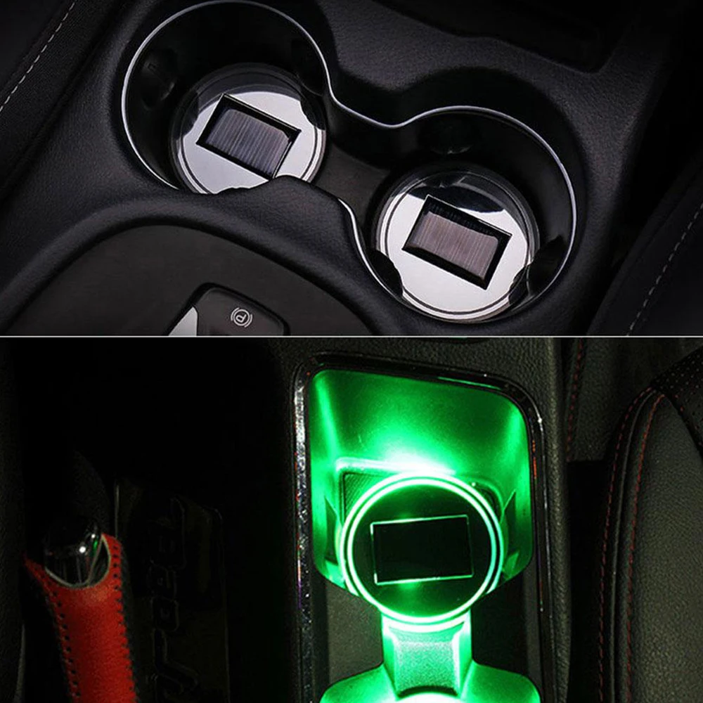 Подстаканник с зарядкой от usb, подстаканник, украшение, светящаяся подстаканник для солнечных батарей
